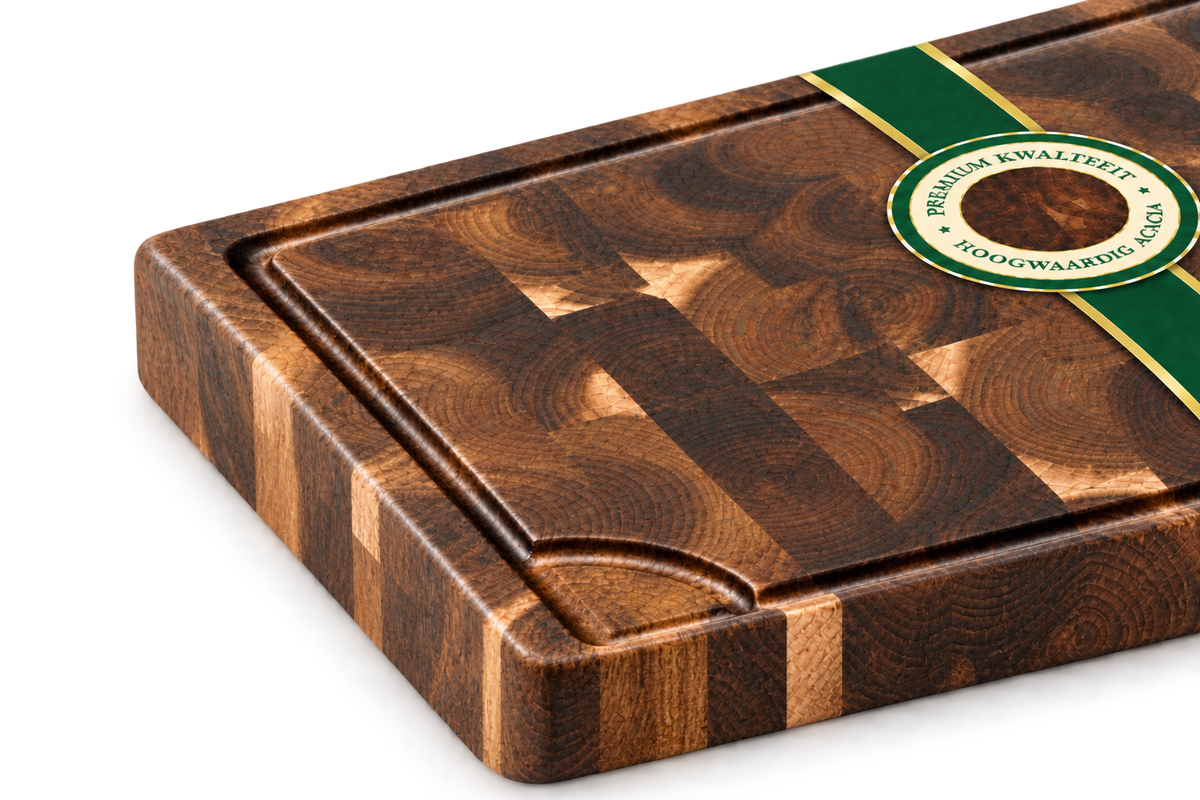100% Acacia houten snijplank