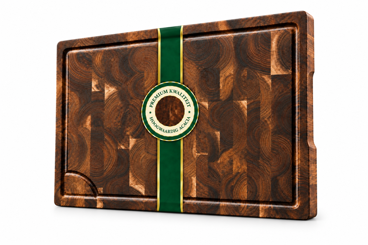 100% Acacia houten snijplank